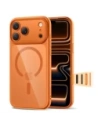 Etui Tech-Protect Magpeak MagSafe CC do Apple iPhone 17 Pro Max Cosmic Orange/clear