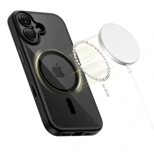 Etui Tech-Protect Magpeak MagSafe CC do Apple iPhone 17 Black/clear