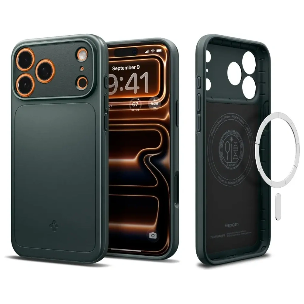 Etui Spigen Thin Fit Mag Magsafe iPhone 17 Pro Max Abyss Green Etui Spigen Thin Fit Mag Magsafe iPhone 17 Pro Max Abyss Green