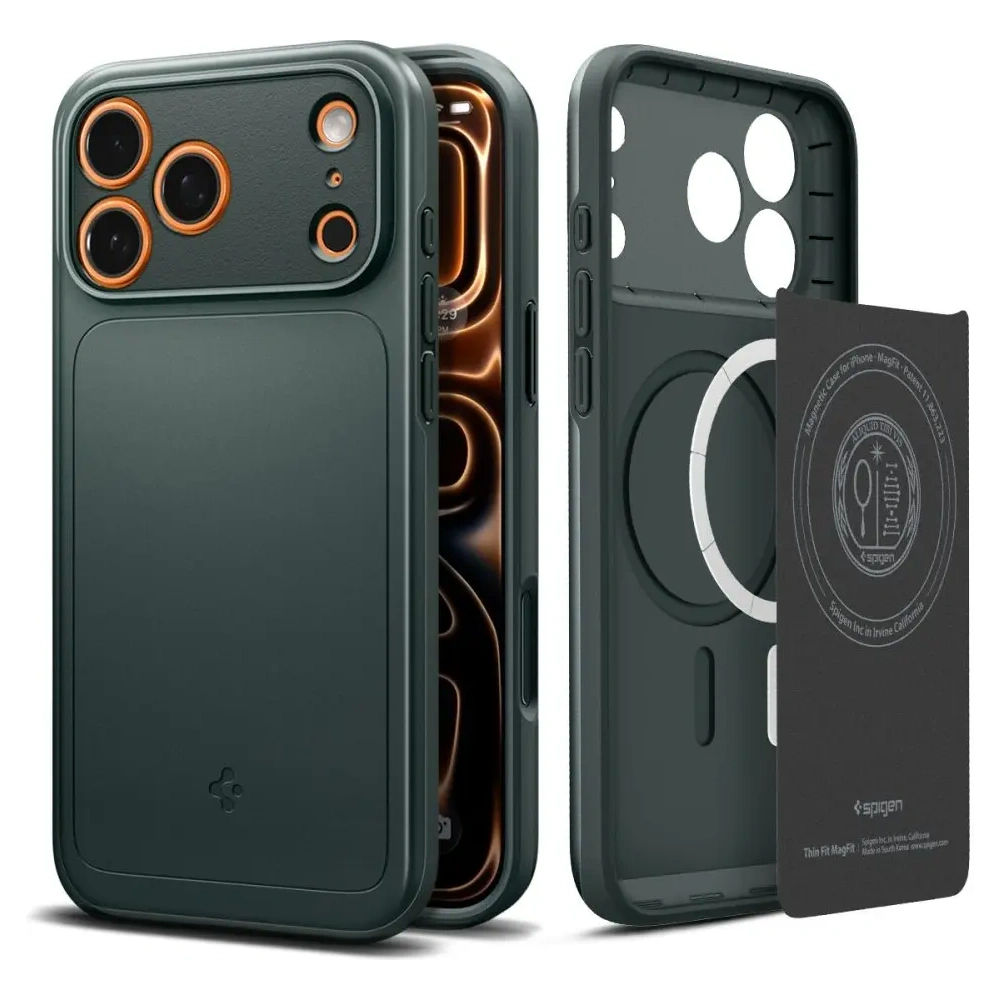 Etui Spigen Thin Fit Mag Magsafe iPhone 17 Pro Max Abyss Green Etui Spigen Thin Fit Mag Magsafe iPhone 17 Pro Max Abyss Green