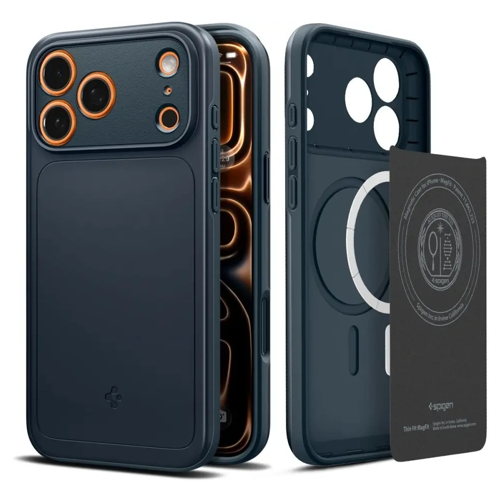 Etui Spigen Thin Fit Mag Magsafe iPhone 17 Pro Max Metal Slate Etui Spigen Thin Fit Mag Magsafe iPhone 17 Pro Max Metal Slate