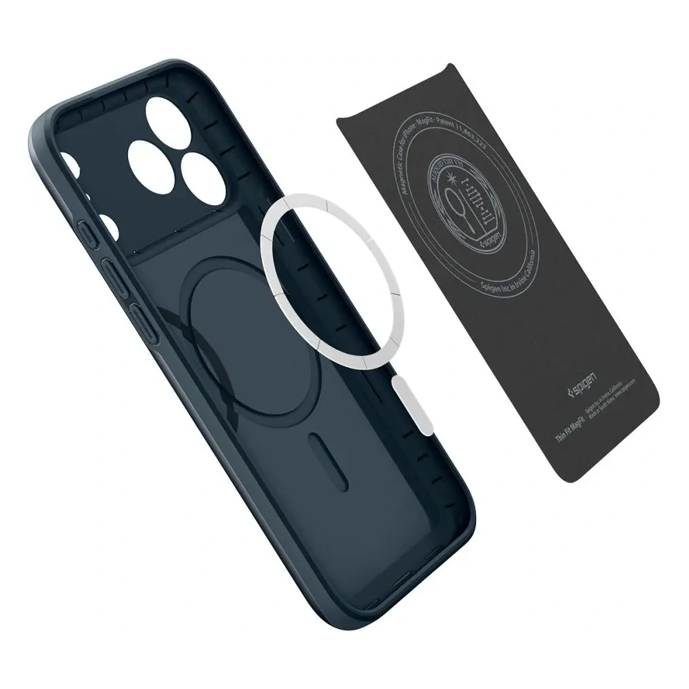 Etui Spigen Thin Fit Mag Magsafe iPhone 17 Pro Max Metal Slate Etui Spigen Thin Fit Mag Magsafe iPhone 17 Pro Max Metal Slate