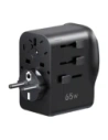 Uniwersalny adapter podróżny ładowarka sieciowa Ugreen S550, 65W, 2x USB-C, 1x USB-A
