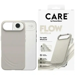 Etui CARE by PanzerGlass FLOW MagSafe iPhone Air waniliowy