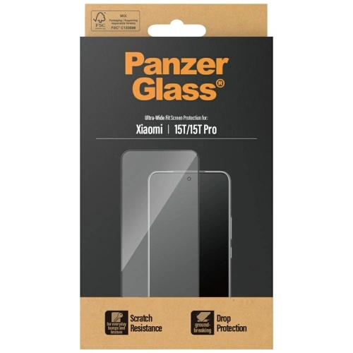 Szkło hartowane PanzerGlass Ultra-Wide Fit Xiaomi 15T / 15T Pro