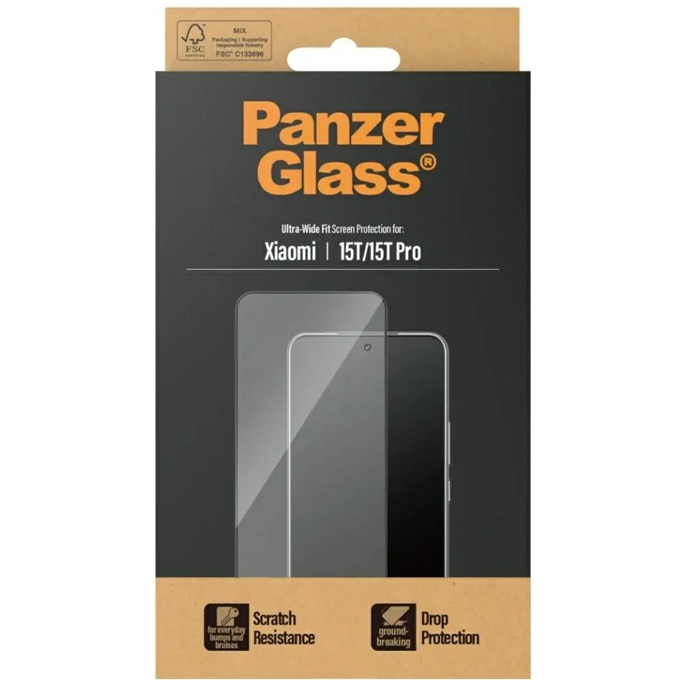 Szkło hartowane PanzerGlass Ultra-Wide Fit Xiaomi 15T / 15T Pro