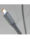 Powerbank Dudao K31 Pro 45W 20000mAh z wbudowanym zwijanym kablem USB-C - szary