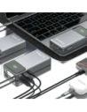Powerbank Dudao K31 Pro 45W 20000mAh z wbudowanym zwijanym kablem USB-C - szary