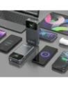 Powerbank Dudao K31 Pro 45W 20000mAh z wbudowanym zwijanym kablem USB-C - szary