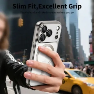 Etui Tech-Protect Flexair Magflex Magsafe iPhone 17 Pro Max Shiny Silver