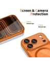 Etui Tech-Protect Flexair Magflex Magsafe iPhone 17 Pro Shiny Cosmic Orange
