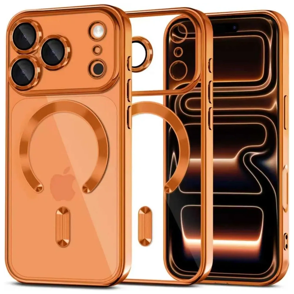 Etui Tech-Protect Flexair Magflex Magsafe iPhone 17 Pro Max Shiny Cosmic Orange