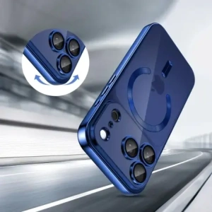 Etui Tech-Protect Flexair Magflex Magsafe iPhone 17 Pro Shiny Deep Blue