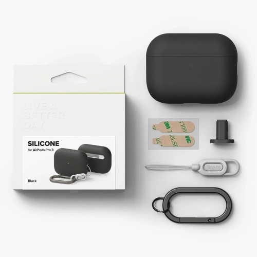 Etui Ringke Silicone Apple AirPods Pro 3 Black