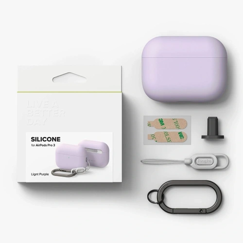 Etui Ringke Silicone Apple AirPods Pro 3 Light Purple