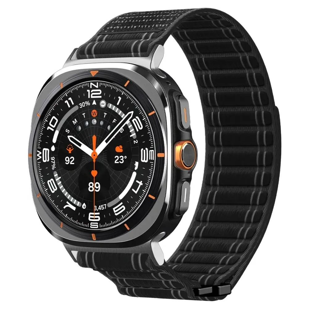 Pasek Spigen WBF0 Band Samsung Galaxy Watch Ultra 2024 / 2025 (47 Mm) Black Pasek Spigen WBF0 Band Samsung Galaxy Watch Ultra 2024 / 2025 (47 Mm) Black