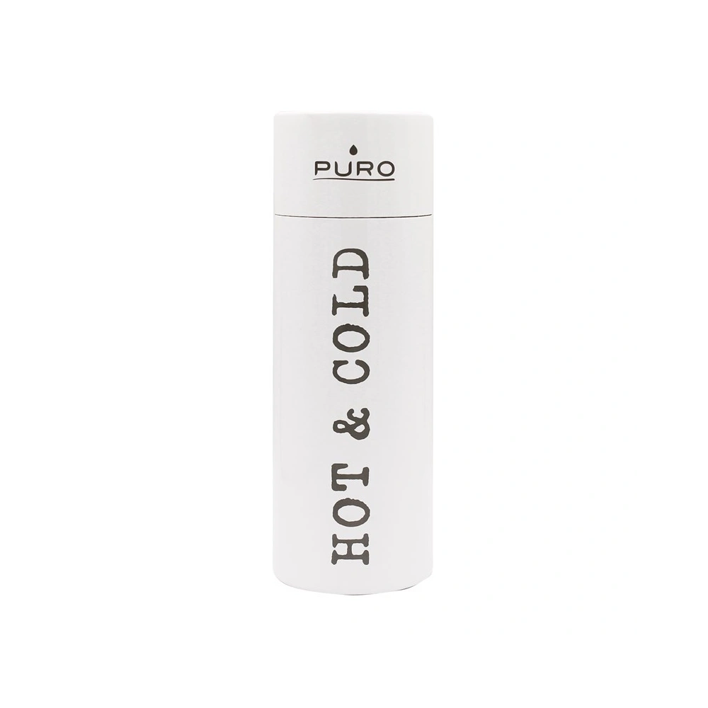 Hurtownia GSM - Butelka termální ze nerezové oceli Puro Hot&Cold 500ml (Bílá) - PUR183WHT - {ean13} - Hurt