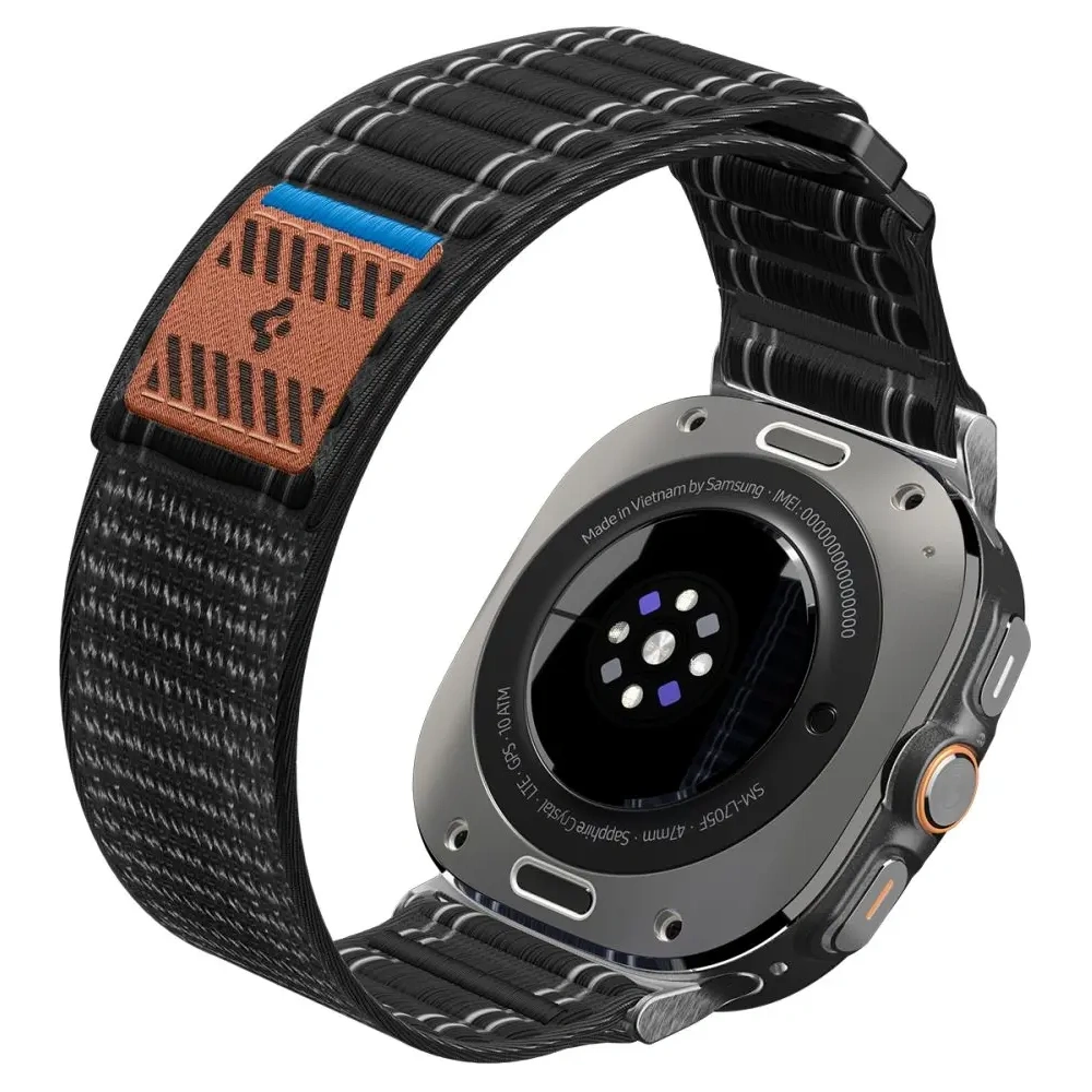 Pasek Spigen WBF0 Band Samsung Galaxy Watch Ultra 2024 / 2025 (47 Mm) Black Pasek Spigen WBF0 Band Samsung Galaxy Watch Ultra 2024 / 2025 (47 Mm) Black