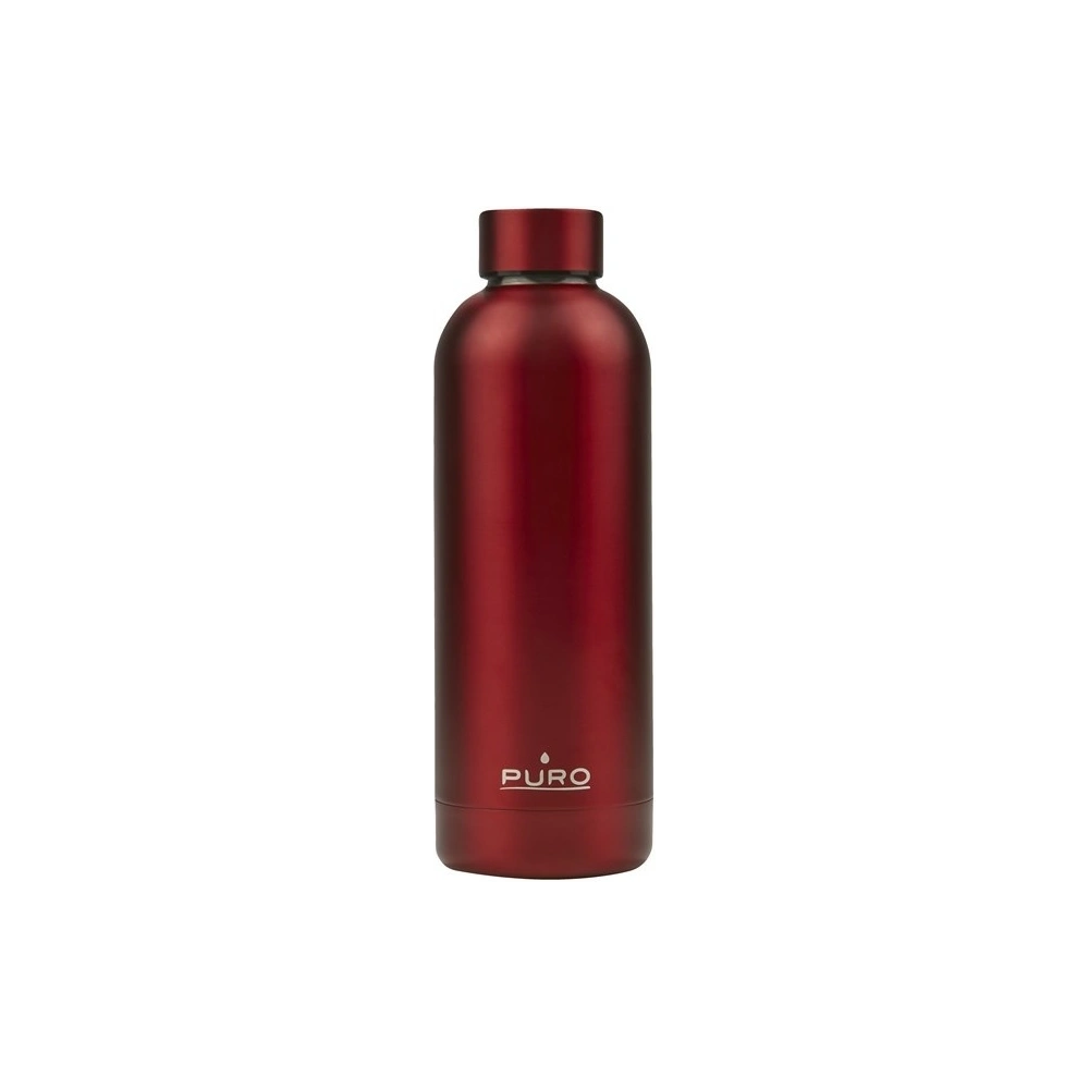 Hurtownia GSM - Termo láhev z nerezové oceli Puro Hot&Cold 500ml (Metalická červená) - PUR185RED - {ean13} - Hurt