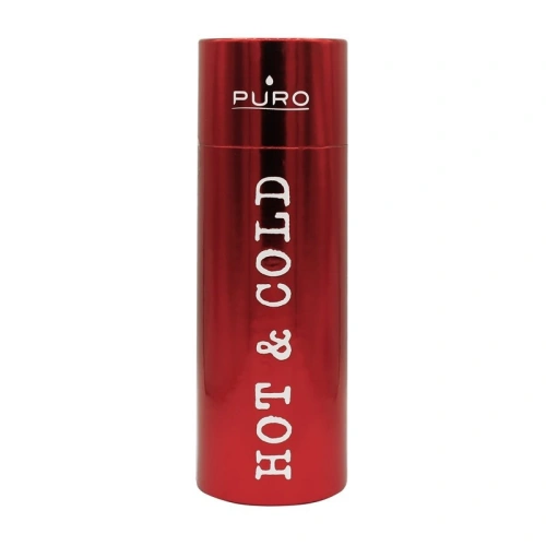 Butelka termiczna ze stali nierdzewnej Puro Hot&Cold 500ml (Metallic Red)