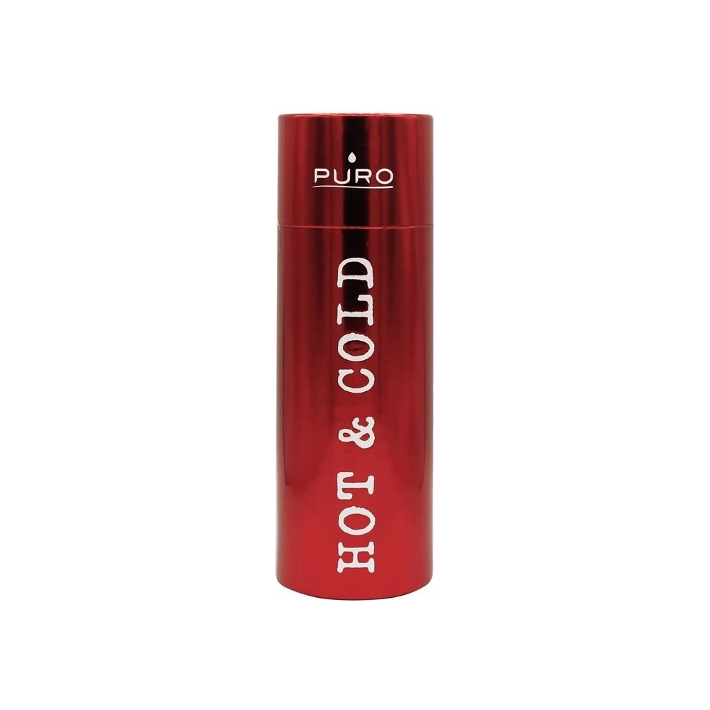 Hurtownia GSM - Termo láhev z nerezové oceli Puro Hot&Cold 500ml (Metalická červená) - PUR185RED - {ean13} - Hurt