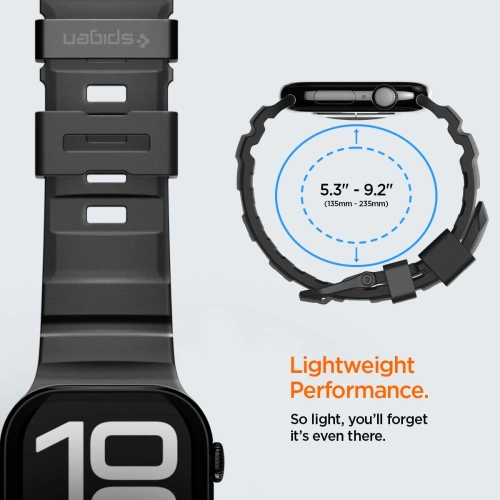 Pasek Spigen WBS2 Band Apple Watch 8 / 9 / 10 / 11 / Se / Ultra (44 / 45 / 46 / 49 Mm) Black
