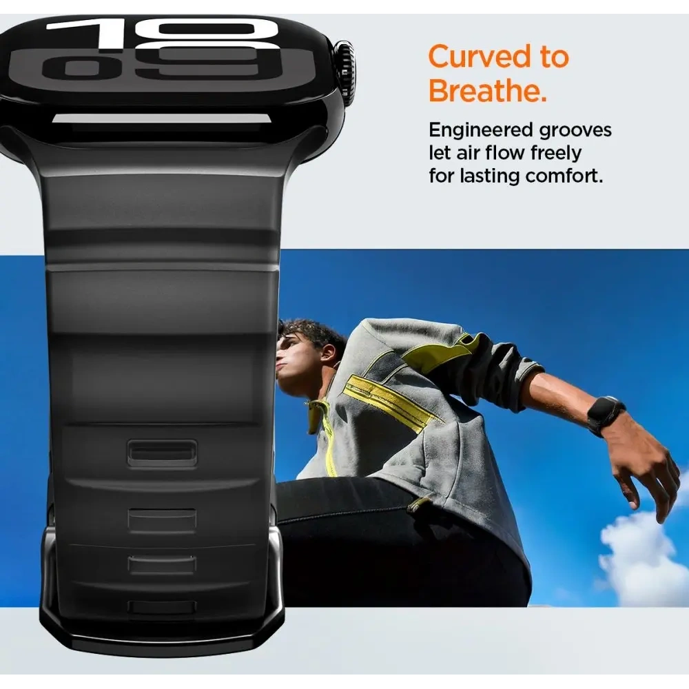 Pasek Spigen WBS2 Band Apple Watch 8 / 9 / 10 / 11 / Se / Ultra (44 / 45 / 46 / 49 Mm) Black Pasek Spigen WBS2 Band Apple Watch 8 / 9 / 10 / 11 / Se / Ultra (44 / 45 / 46 / 49 Mm) Black