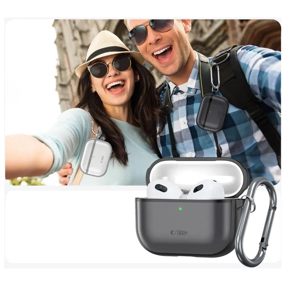 Etui Tech-Protect Flexair Magmat Apple AirPods Pro 3 Matte Black