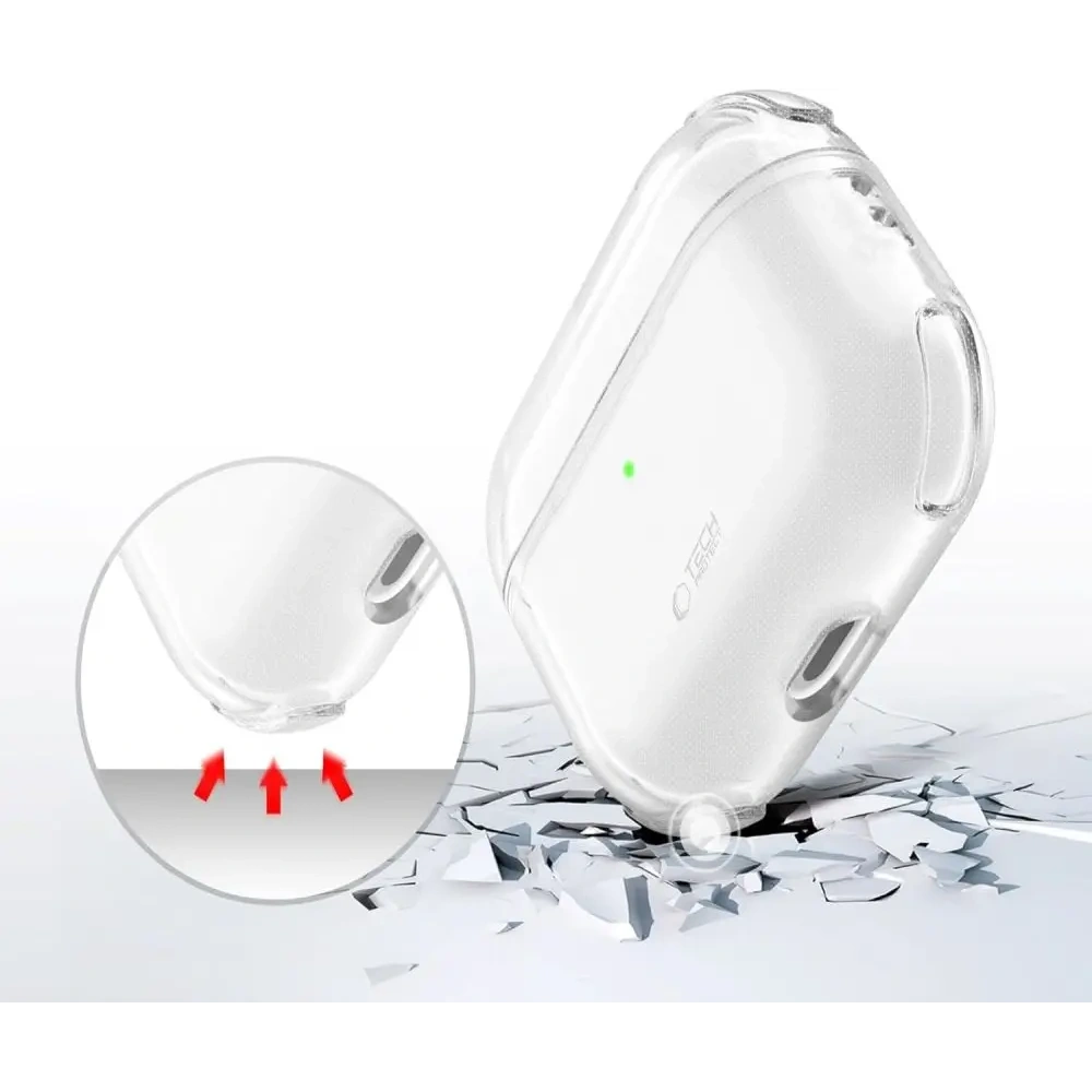 Etui Tech-Protect Flexair Bounce Apple AirPods Pro 3 Clear Etui Tech-Protect Flexair Bounce Apple AirPods Pro 3 Clear