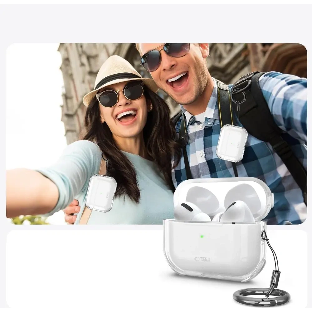 Etui Tech-Protect Flexair Bounce Apple AirPods Pro 3 Clear Etui Tech-Protect Flexair Bounce Apple AirPods Pro 3 Clear