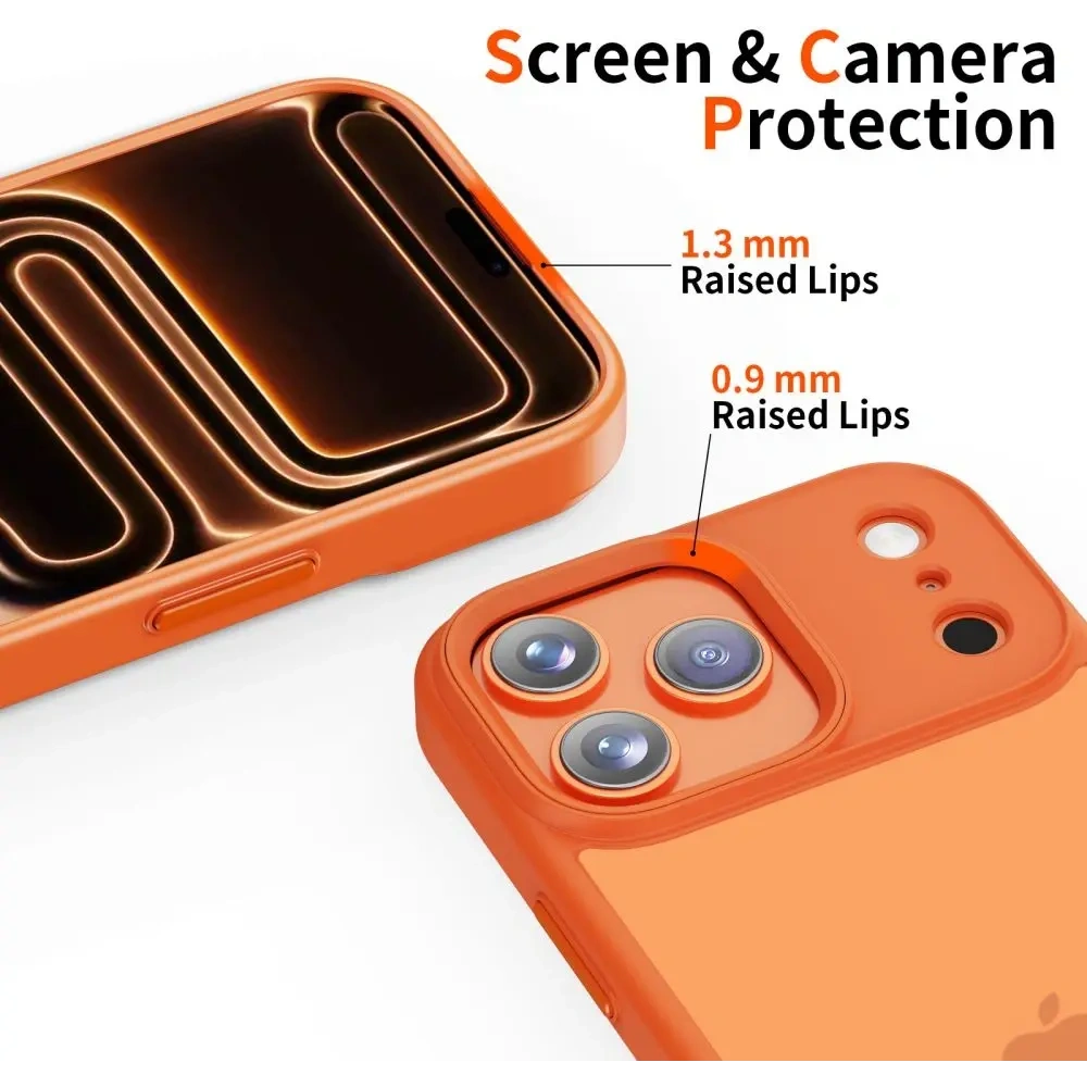Etui Tech-Protect Flexair Magmat iPhone 17 Pro Matte Cosmic Orange