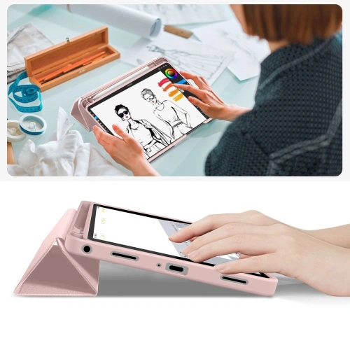 Etui Tech-Protect Flexair Sc Pen Galaxy Tab A9+ / A11+ Plus 11.0 X210 / X215 / X216 / X230 / X235 / X236 Pink