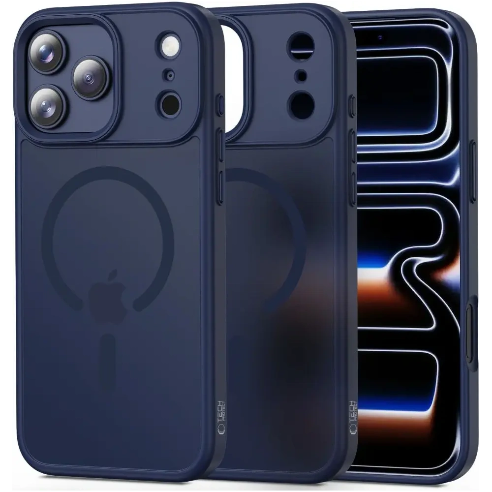 Etui Tech-Protect Flexair Magmat Magsafe iPhone 17 Pro Matte Deep Blue