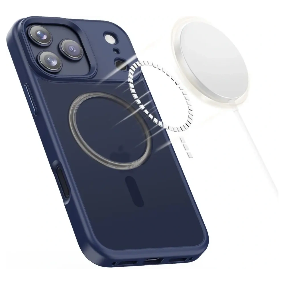 Etui Tech-Protect Flexair Magmat Magsafe iPhone 17 Pro Matte Deep Blue