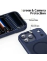 Etui Tech-Protect Flexair Magmat Magsafe iPhone 17 Pro Matte Deep Blue
