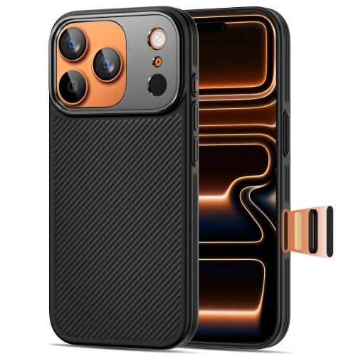 Etui Tech-Protect Flexair Kevlar Aramid Magsafe iPhone 17 Pro Max Black