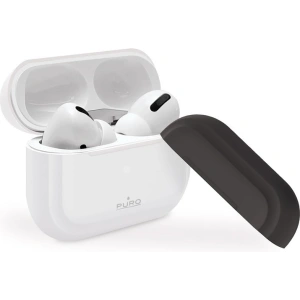 Etui PURO ICON Case Apple AirPods Pro z dodatkową osłonką (White + White Cap + Dark Grey Cap)
