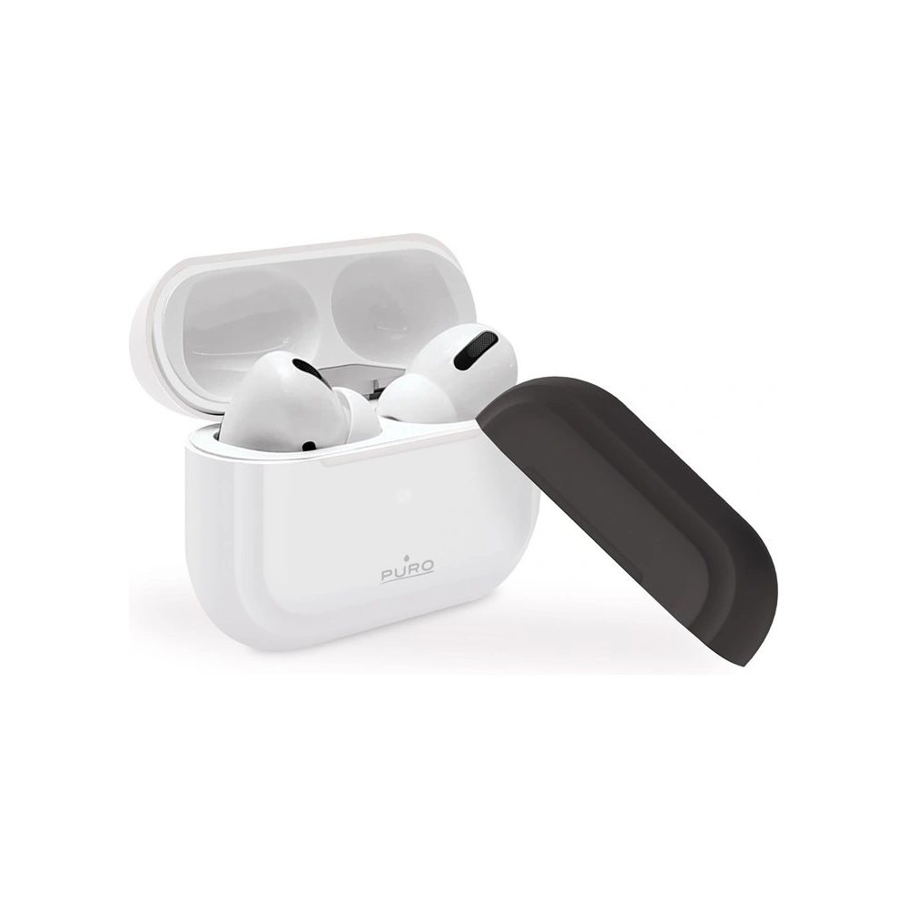 Wholesale PURO ICON Case Apple AirPods Pro (White + White Cap + Dark Grey Cap) - PUR189WHT - {ean13} - Hurt
