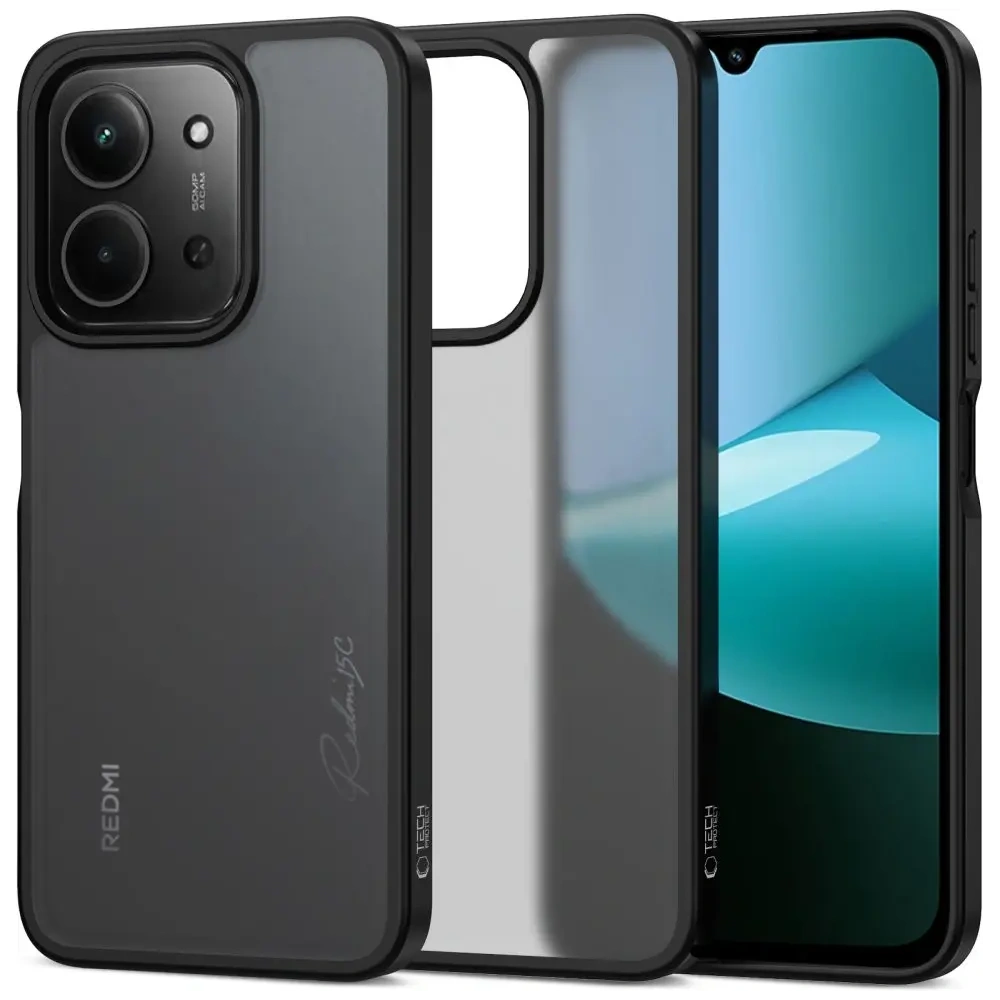Etui Tech-Protect Flexair Magmat Xiaomi Redmi 15c (173 Mm) / Poco C85 (173 Mm) Matte Black Etui Tech-Protect Flexair Magmat Xiaomi Redmi 15c (173 Mm) / Poco C85 (173 Mm) Matte Black
