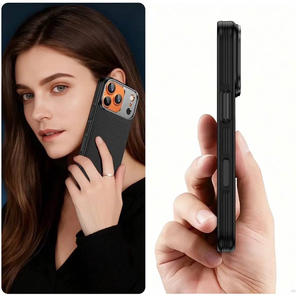 Etui Tech-Protect Flexair Kevlar Aramid Magsafe iPhone 17 Pro Black