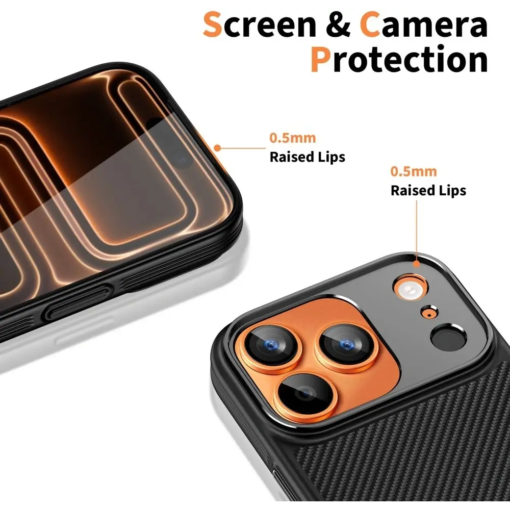 Etui Tech-Protect Flexair Kevlar Aramid Magsafe iPhone 17 Pro Black