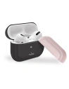 PURO ICON Case Apple AirPods Pro (Dark Grey + Dark Grey Cap and Pink Cap)