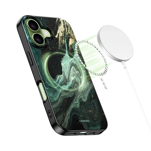 Etui Tech-Protect Flexair Lamano Magsafe iPhone 17 Verde Aura