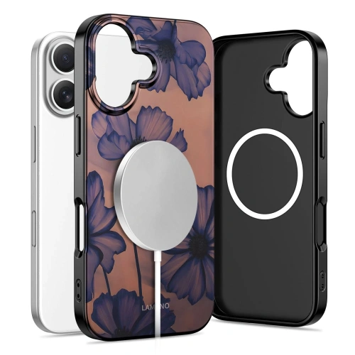 Etui Tech-Protect Flexair Lamano Magsafe iPhone 17 Velvet Night