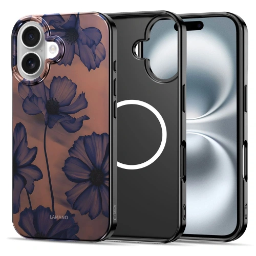 Etui Tech-Protect Flexair Lamano Magsafe iPhone 16 Velvet Night