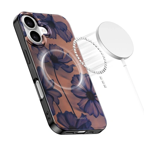 Etui Tech-Protect Flexair Lamano Magsafe iPhone 16 Velvet Night