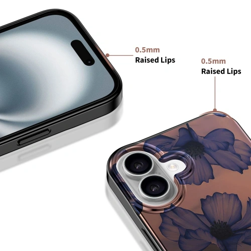 Etui Tech-Protect Flexair Lamano Magsafe iPhone 16 Velvet Night