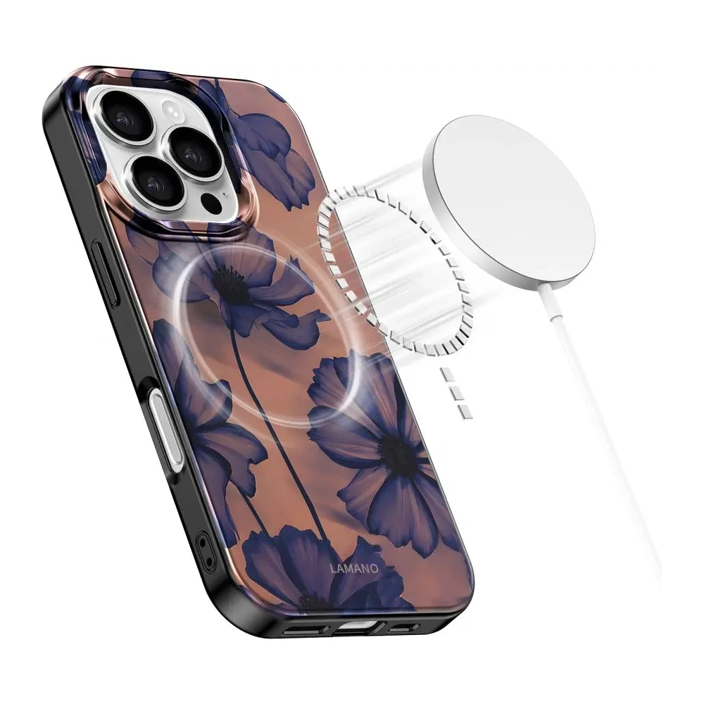 Etui Tech-Protect Flexair Lamano Magsafe iPhone 16 Pro Velvet Night