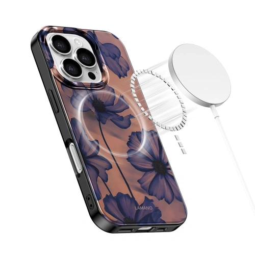 Etui Tech-Protect Flexair Lamano Magsafe iPhone 16 Pro Max Velvet Night