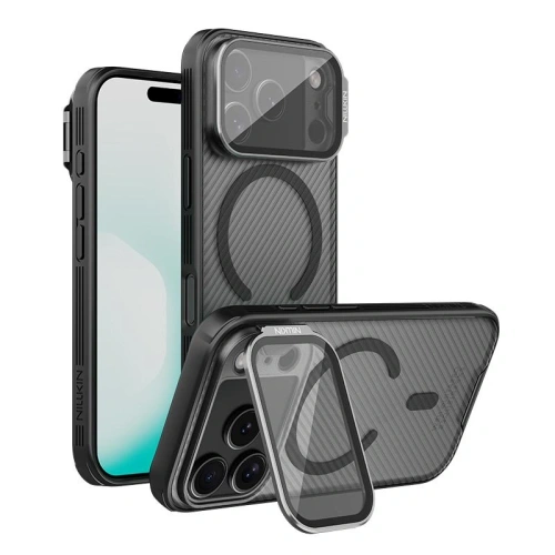 Etui Nillkin Camshield Pro z osłoną aparatup Magnetic Case iPhone 17 Pro Black / Czarny